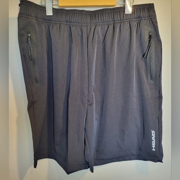 NEW- HEAD Men's Athletic Shorts in Black - Picture 5 of 5